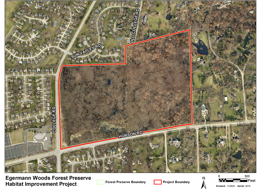 Egermann Woods Project Map